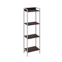 Ver imagem 3 de Estante de Livros Industrial 45CMX146CM Multiuso 4 Prateleiras Active Yescasa Marrom