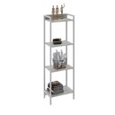 Ver imagem 2 de Estante de Livros Industrial 45CMX146CM Multiuso 4 Prateleiras Active Yescasa Branco/Snow