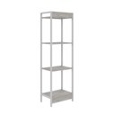 Ver imagem 6 de Estante de Livros Industrial 45CMX146CM Multiuso 4 Prateleiras Active Yescasa Branco/Snow