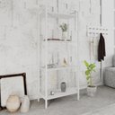 Ver imagem 7 de Estante para Livros Industrial Aço Multiuso 4 Prateleiras 146cmx60cm Active Yescasa