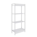 Ver imagem 6 de Estante de Livros Industrial 60CMX146CM Multiuso 4 Prateleiras Active Yescasa Branco/Chess