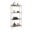 Ver imagem 2 de Estante de Livros Industrial 60CMX146CM Multiuso 4 Prateleiras Active Yescasa Marrom