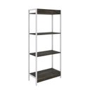Ver imagem 6 de Estante de Livros Industrial 60CMX146CM Multiuso 4 Prateleiras Active Yescasa Marrom