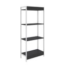 Ver imagem 6 de Estante de Livros Industrial 60CMX146CM Multiuso 4 Prateleiras Active Yescasa Preto