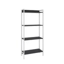 Ver imagem 3 de Estante de Livros Industrial 60CMX146CM Multiuso 4 Prateleiras Active Yescasa Preto