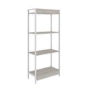 Ver imagem 6 de Estante para Livros Industrial Aço Multiuso 4 Prateleiras 146cmx60cm Active Yescasa