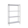 Estante para Livros Industrial Aço Multiuso 4 Prateleiras 146cmx80cm Active Yescasa - 3