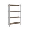 Estante para Livros Industrial Aço Multiuso 4 Prateleiras 146cmx80cm Active Yescasa - 3
