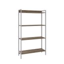 Ver imagem 3 de Estante para Livros Industrial Aço Multiuso 4 Prateleiras 146cmx80cm Active Yescasa