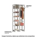 Ver imagem 2 de Estante Closet Yes 80cm com 9 Prateleiras - Branco