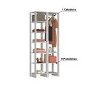 Ver imagem 3 de Estante Closet Yes 80cm com 9 Prateleiras - Branco
