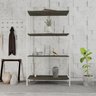 Estante para Livros Industrial Aço Multiuso 4 Prateleiras 146cmx80cm Active Yescasa - 1