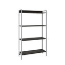 Ver imagem 3 de Estante de Livros Industrial 80CMX146CM Multiuso 4 Prateleiras Active Yescasa Marrom
