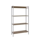 Ver imagem 3 de Estante para Livros Industrial Aço Multiuso 4 Prateleiras 146cmx80cm Active Yescasa