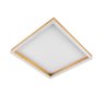Lustre Plafon Led 28w Sobrepor 40x40 Dourado 3000k Bivolt - 1