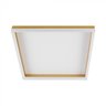 Lustre Plafon Led 28w Sobrepor 40x40 Dourado 3000k Bivolt - 2