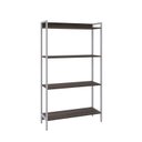 Ver imagem 3 de Estante de Livros Industrial 80CMX146CM Multiuso 4 Prateleiras Active Yescasa Marrom