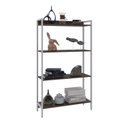 Ver imagem 2 de Estante de Livros Industrial 80CMX146CM Multiuso 4 Prateleiras Active Yescasa Marrom