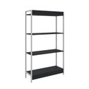 Ver imagem 6 de Estante para Livros Industrial Aço Multiuso 4 Prateleiras 146cmx80cm Active Yescasa