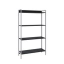 Ver imagem 3 de Estante para Livros Industrial Aço Multiuso 4 Prateleiras 146cmx80cm Active Yescasa