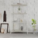 Ver imagem 1 de Estante para Livros Industrial Aço Multiuso 4 Prateleiras 146cmx80cm Active Yescasa