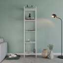 Ver imagem 1 de Estante para Livros Industrial Aço Multiuso 5 Prateleiras 187cmx45cm Active Yescasa