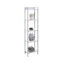 Ver imagem 2 de Estante de Livros Industrial 45CMX187CM Multiuso 5 Prateleiras Active Yescasa Branco/Chess
