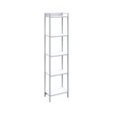 Ver imagem 3 de Estante de Livros Industrial 45CMX187CM Multiuso 5 Prateleiras Active Yescasa Branco/Chess