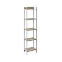 Ver imagem 3 de Estante de Livros Industrial 45CMX187CM Multiuso 5 Prateleiras Active Yescasa Marrom