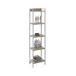 Estante para Livros Industrial Aço Multiuso 5 Prateleiras 187cmx45cm Active Yescasa - 2