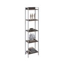 Ver imagem 2 de Estante de Livros Industrial 45CMX187CM Multiuso 5 Prateleiras Active Yescasa Marrom