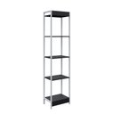 Ver imagem 6 de Estante de Livros Industrial 45CMX187CM Multiuso 5 Prateleiras Active Yescasa Preto