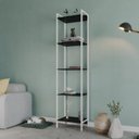 Ver imagem 7 de Estante de Livros Industrial 45CMX187CM Multiuso 5 Prateleiras Active Yescasa Preto
