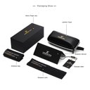 Ver imagem 2 de Óculos Polarizados Quadrados Lente Uv400 Kingseven Cinza Dourado