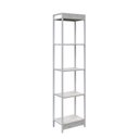 Ver imagem 6 de Estante para Livros Industrial Aço Multiuso 5 Prateleiras 187cmx45cm Active Yescasa