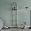 Ver imagem 1 de Estante para Livros Industrial Aço Multiuso 5 Prateleiras 187cmx45cm Active Yescasa