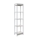 Ver imagem 6 de Estante de Livros Industrial 45CMX187CM Multiuso 5 Prateleiras Active Yescasa Branco/Snow