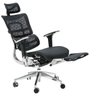 Cadeira Ergonômica Presidente Tecido Mash Estrutura Alumínio com Suporte de Pernas - Ergohaus - 5