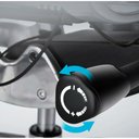 Ver imagem 7 de Cadeira Ergonômica Presidente Tecido Mash Estrutura Alumínio com Suporte de Pernas - Ergohaus