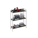 Ver imagem 2 de Estante de Livros Industrial 80CMX104CM 3 Prateleiras Active Yescasa Marrom