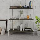 Ver imagem 1 de Estante para Livros Industrial 3 Prateleiras 104cmx80cm Active Yescasa