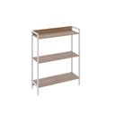 Ver imagem 3 de Estante de Livros Industrial 80CMX104CM 3 Prateleiras Active Yescasa Marrom
