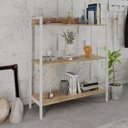 Ver imagem 7 de Estante de Livros Industrial 80CMX104CM 3 Prateleiras Active Yescasa Marrom