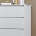 Ver imagem 5 de Cômoda 4 Gavetas em MDP 89x92cm Carla Branco