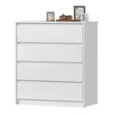 Ver imagem 3 de Cômoda 4 Gavetas em Mdp 89x92cm Carla