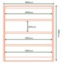 Ver imagem 4 de Cômoda 4 Gavetas em Mdp 89x92cm Carla