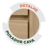 Cômoda 4 Gavetas em Mdp 89x92cm Carla - 7