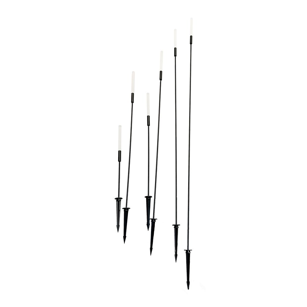 Luminária de Jardim Nordecor Spiz 6615 Led Bivolt Preto 3000k Luz Amarela - 1