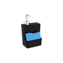 Ver imagem 2 de Dispenser para Detergente Coza New Glass 600 Ml Preto