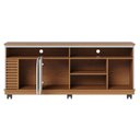 Ver imagem 3 de Rack Bancada Ambiente Jurerê 1.5 Freijó Off White Matte – Colibri